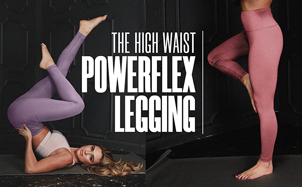 90 Degree by Reflex High Waist Power Flex Tummy Control Leggings