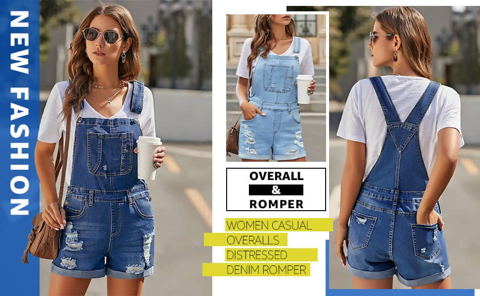 Womens Shorts Overalls